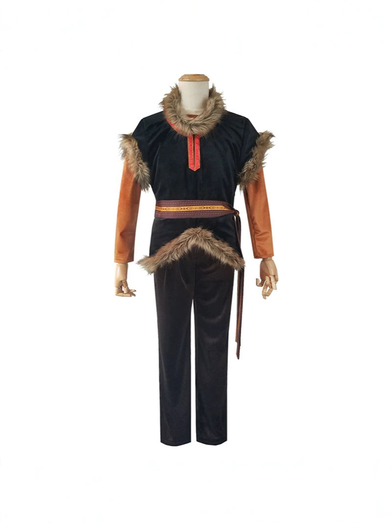 Outdoor Adventure Movies - Frozen 2 Kristoff Cosplay Kostuum Khaki