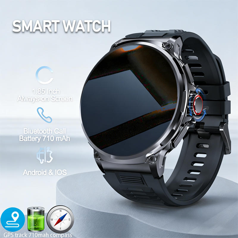 Outdoor Adventure Hours - Hot Men Smartwatch 710mAh Outdoor Adventure