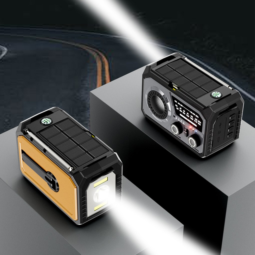 Emergency Radio Solar - 16000 mAh AM/FM/WB NOAA noodweerradio Handslinger