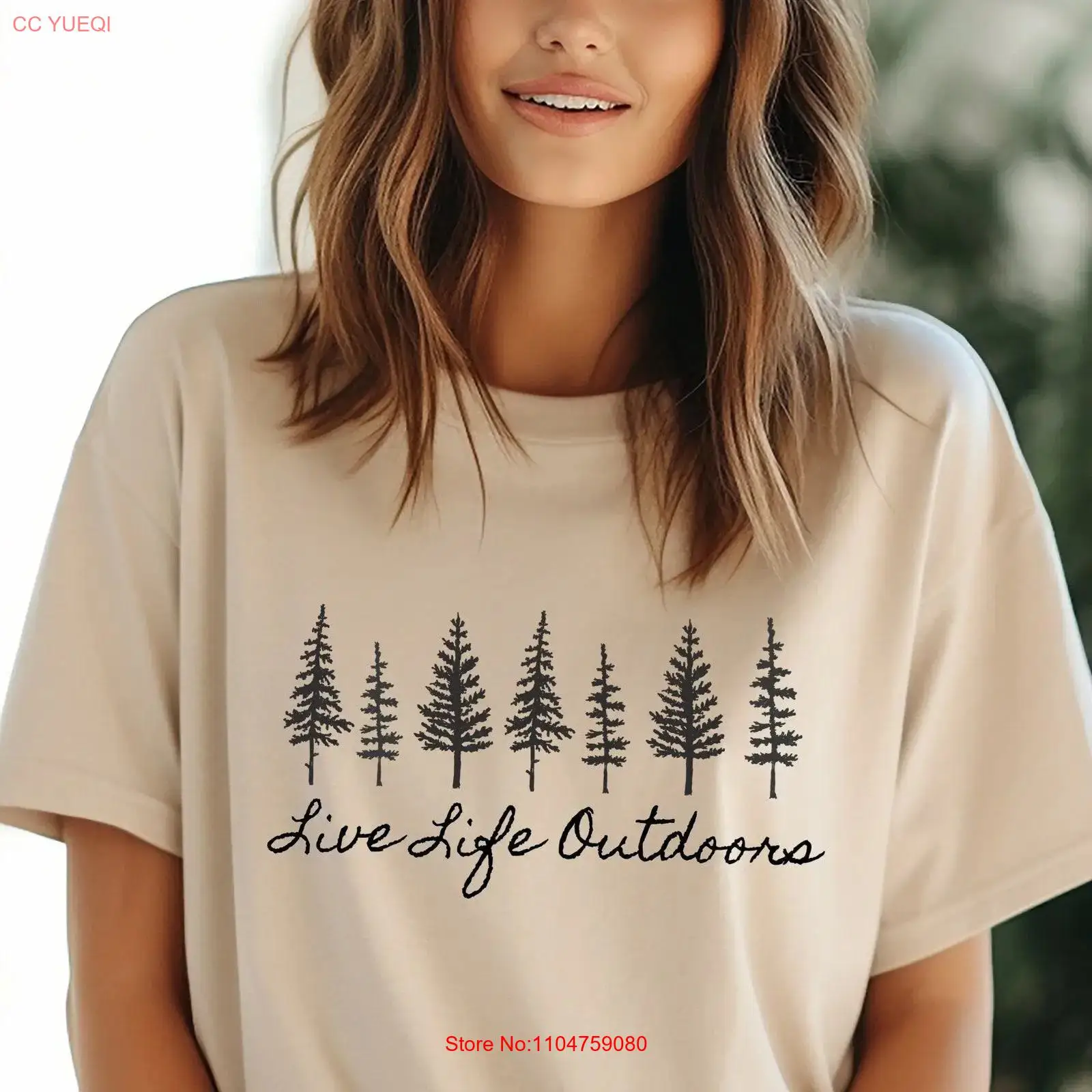 Outdoor Adventure North West - Camping T-shirt Leef het leven buitenshuis