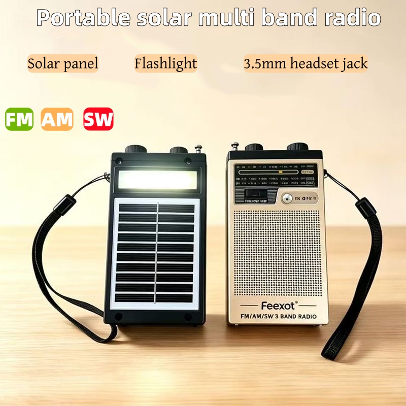 Mini FM AM SW-radio Draagbare  - Emergency Radio Solar recensie en prijs