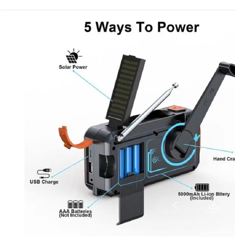 DAB/DAB+/FM digitale radio met - Emergency Radio Solar recensie en prijs