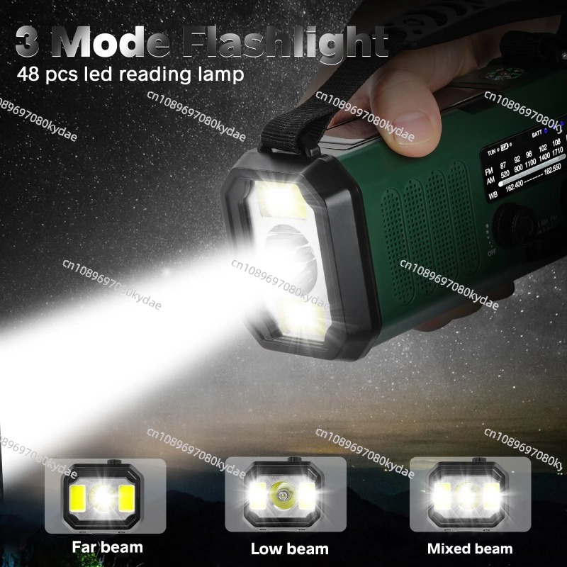 10000/20000mAh batterij noodha - Emergency Radio Solar recensie en prijs